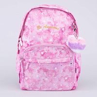 02804265-30 Рюкзак школьный розовый выс. 42 см.