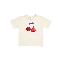 07802044-40 Фуфайка (футболка) для девочки, бежевый р.140