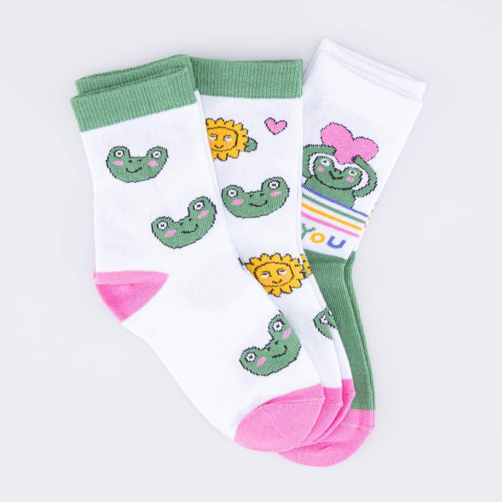 07843012-40 Носки детские хлопковые (3 пары)бел-зел-роз р.20 07843012-40 Носки детские хлопковые (3 пары)бел-зел-роз р.20 150 руб.