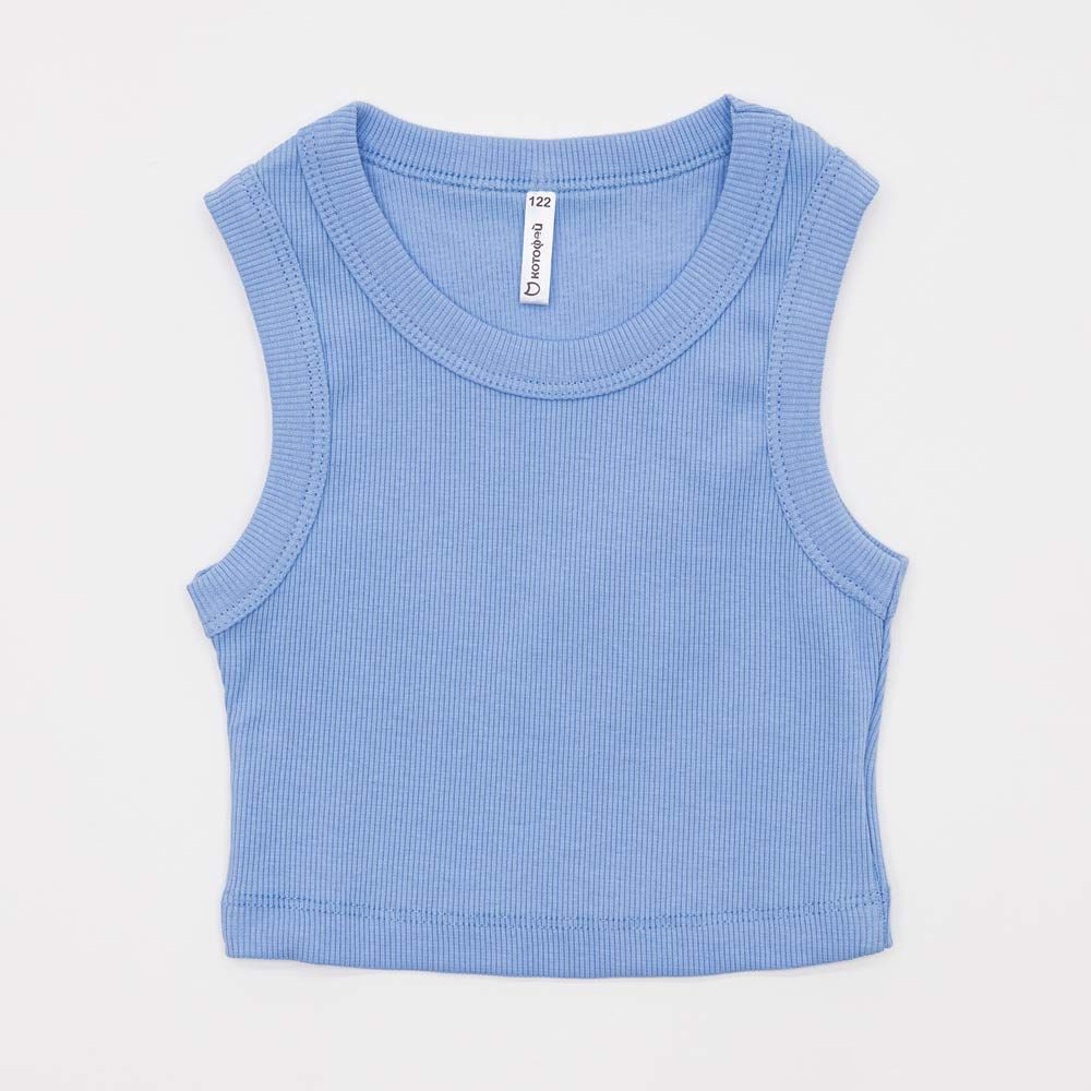 07854054-40 Топ детский голубой р.134 430 руб.