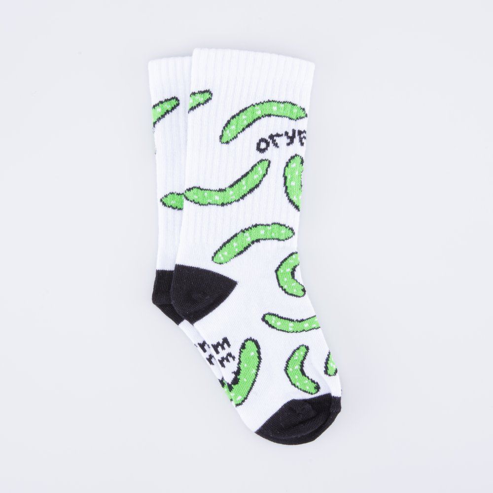 07742172-40 Носки детские бело-зеленый р.16 80 руб.