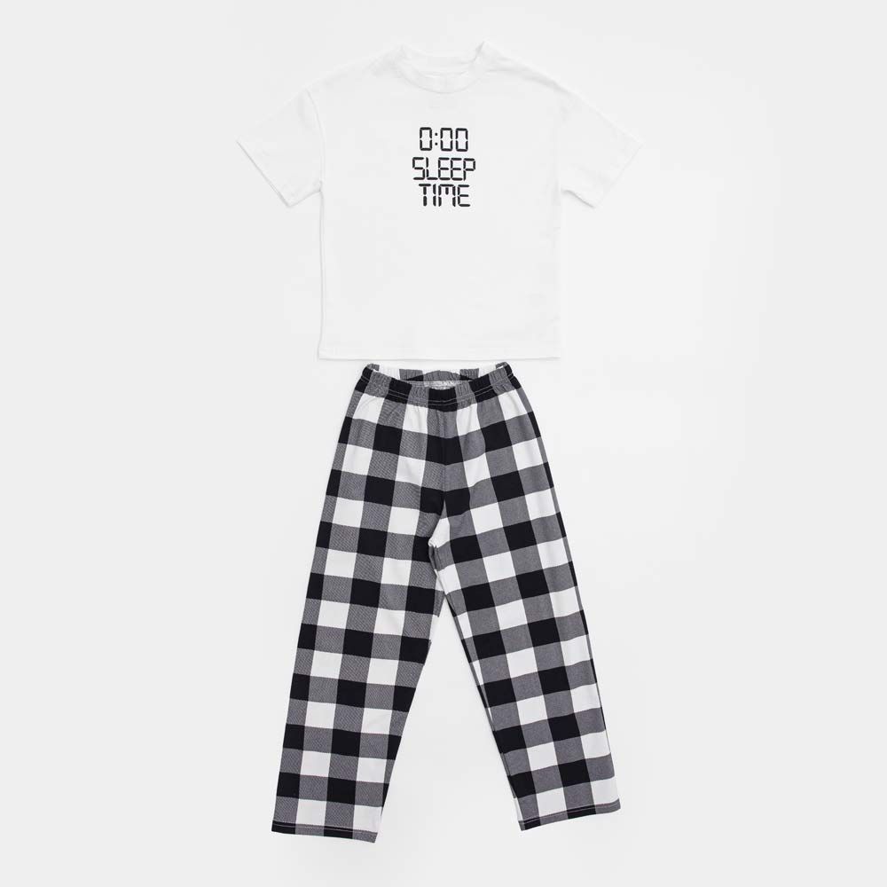 07756037-40 Пижама детская "Время сна", бел-чер р.110 07756037-40 Пижама детская "Время сна", бел-чер р.110 900 руб.