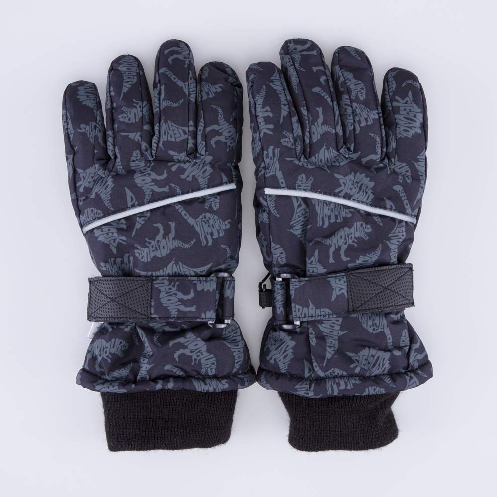 07722254-40 Перчатки детские чер-сер 2-3 года 780 руб.