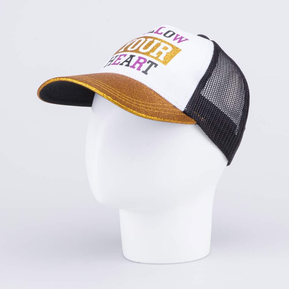 07811750-40 Бейсболка с сеткой для девочки золотистый 50-52 390 руб.