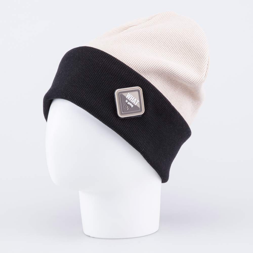 07711956-44 Шапка детская беж-чер 52-54 590 руб.