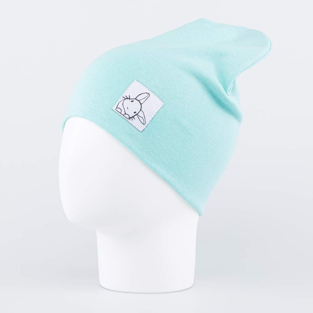 07811654-40 Шапка хлопковая двухслойная детская мятный 48-50 180 руб.