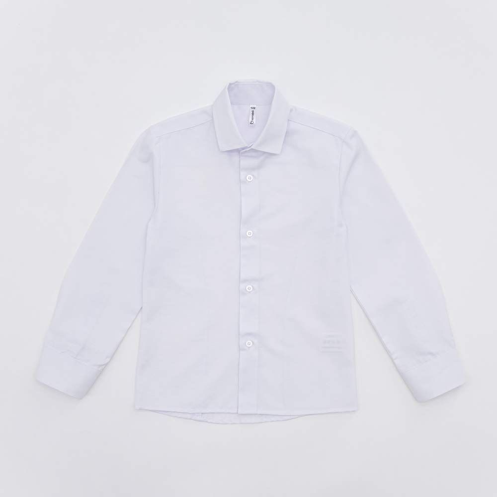 07703015-60 Сорочка для мальчика классическая с длинным рукавом белый р.134 1 180 руб.