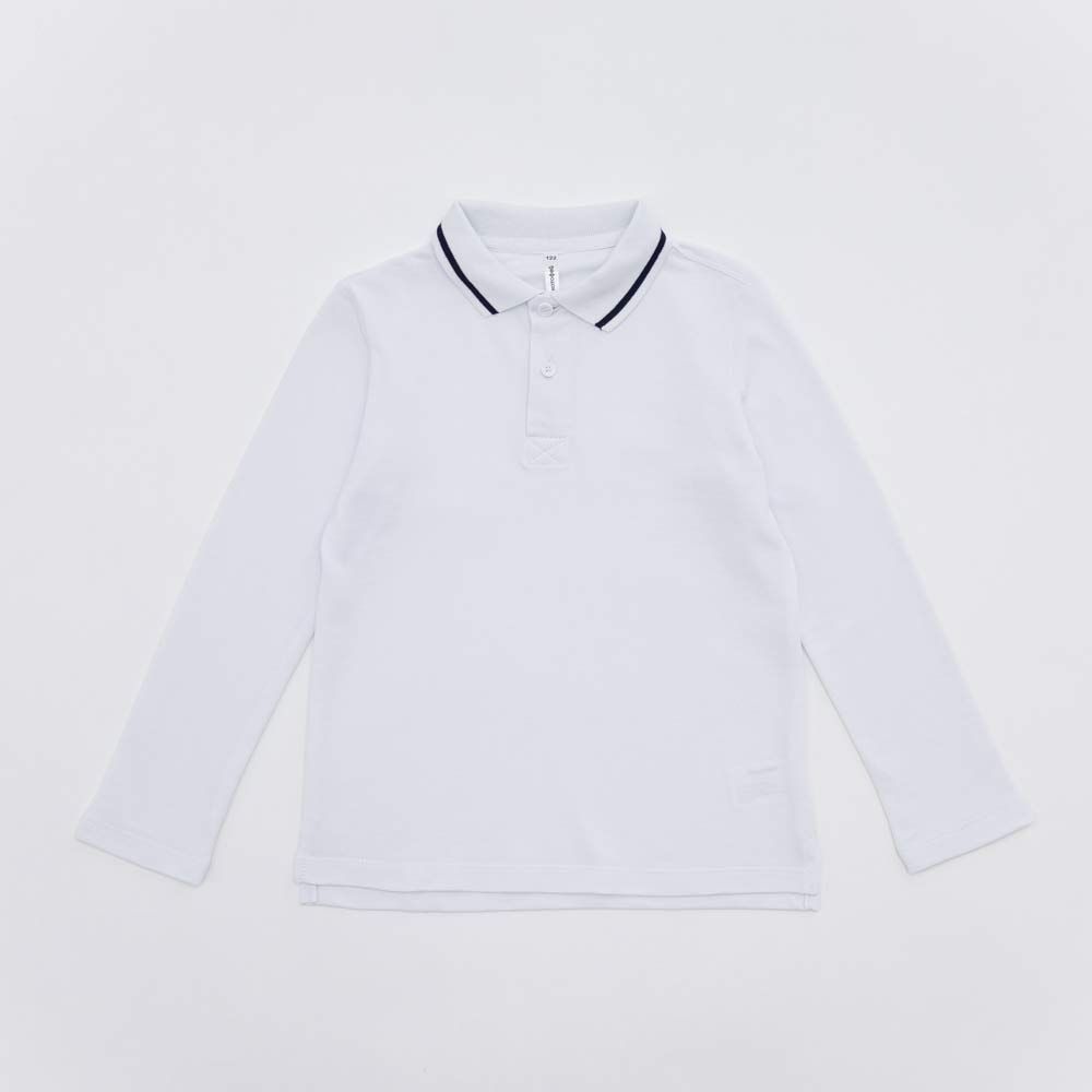 07701005-60 Рубашка поло с длинным рукавом белый р.158 1 100 руб.