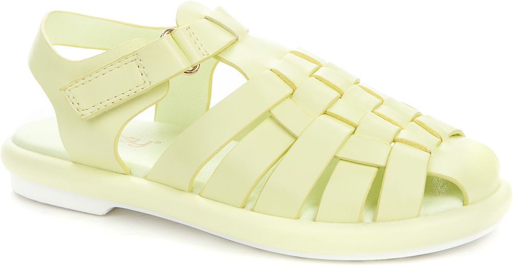 937412/06-02 св.желтый иск.кожа детские (для девочек) туфли открытые (В-Л 2023) 599 руб.