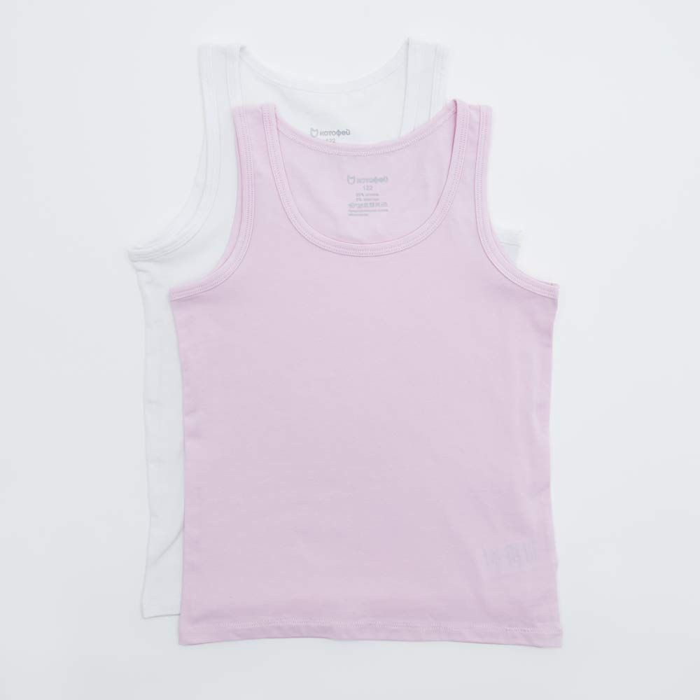 07854019-42 Набор из 2-х маек для девочки, бел-роз р.122 07854019-42 Набор из 2-х маек для девочки, бел-роз р.122 455 руб.