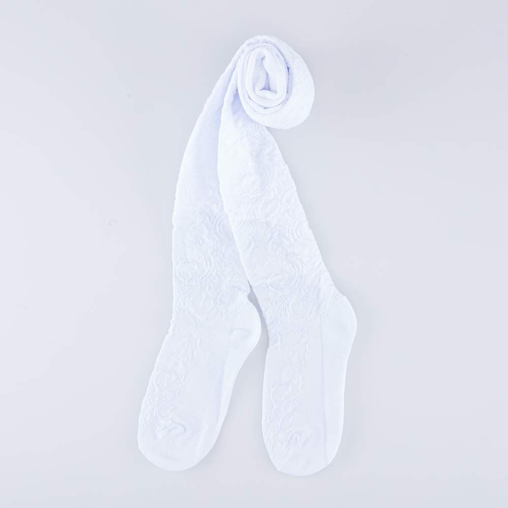 07032437-40 Колготки ажурные детские хлопок белые р.122-128 160 руб.