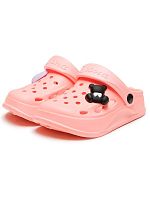 Сабо детские, мод.630 (персик неоновый, р.31, 8 пар)