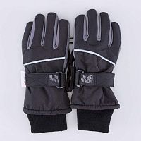07722249-41 Перчатки детские чер-сер 2-3 года