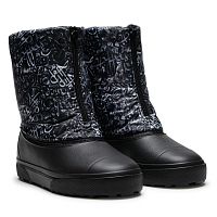 Сапожки детские, мод.594/01 М (граффити серые/черный, Асс 1 (34/1,35/1,36/1,37/1), 4 пар)