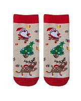 07042317-40 Носки детские махровые бежевый р.14