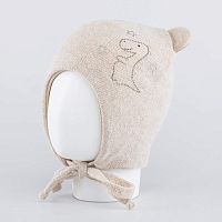 07711362-40 Шапка для мальчика бел-беж 48-50