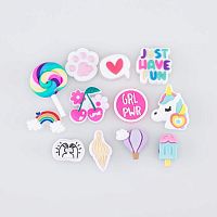 03814055-40 Декоративное украшение для пляжной обуви разноцветный детский