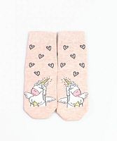 07842250-20 Носки хлопковые розовые р.24