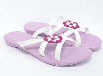 Пантолеты девичьи, мод.954 (св.пурпурный/белый, Асс 1 (30/2,31/2,32/2,33/2,34/2,35/2), 12 пар)