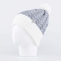 07811392-40 Шапка детская сер-бел 54-56