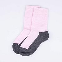 07842294-40 Носки термо детские серия "Комфорт" роз-сер р.19-22