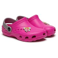 Сабо детские, мод.601/01 М (фуксия/пепельный, Асс 1 (27/1,28/1,29/1,30/1,31/1,32/1,33/1,34/1), 8 пар)