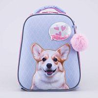 02804384-40 Рюкзак школьный чер-роз (11+) выс. 37 см