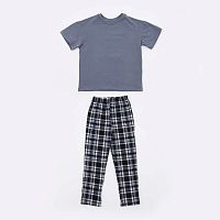 07756025-40 Детская пижама "Клетка" р.122