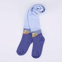07732905-40 Колготки детские хлопковые голубой р.98-104