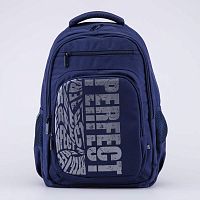 02704392-40 Рюкзак школьный т.синий (15+) выс. 44 см