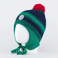 07711390-40 Шапка детская зел-син 48-50
