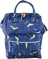 02013131-30 Рюкзак-сумка синий выс.40 см.