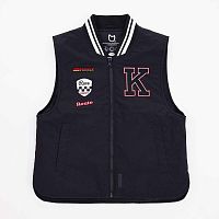 07785007-40 Жилет для мальчика черный р.92-98