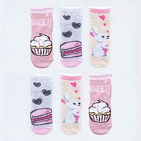 07842505-40 Носки детские с тормозами цветной р.12-14