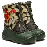 Сапожки детские, мод.566/01 (дракон оливковый/оливковый, Асс 1 (21/2,22/2,23/2,24/2,25/2,26/2), 12 пар)