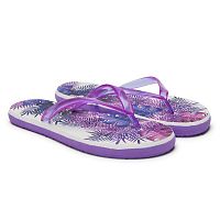 Пантолеты (женские 38-41), мод.744 (тропики/пр.сиреневый, Асс 2 (38/4,39/4,40/4,41/4), 16 пар)