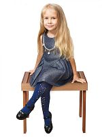 07832221-41 Колготки хлопок, синий р.98-104