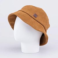 07711726-40 Панама из вельвета для мальчика горчичный 50-52
