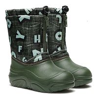 Сапожки детские, мод.581/05 М (буквы на оливковом/оливковый, Асс 1 (27/1,28/1,29/1,30/1,31/1,32/1,33/1), 7 пар)