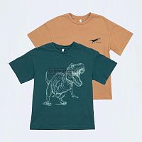 07702046-30 Набор футболок зел-ора р.86