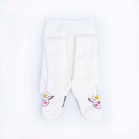 07832285-40 Колготки детские вн. махра беж-бел р.110-116