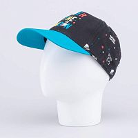 07711767-40 Бейсболка для мальчика чер-син 50-52