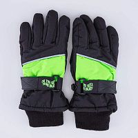 07721152-41 Перчатки детские чер-зел 2-3 года