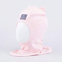 07011304-40 Шапка-шлем детская двухслойная розовый 48-50