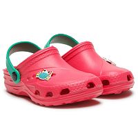 Сабо детские, мод.601/01 М (коралловый/мятный, Асс 1 (27/1,28/1,29/1,30/1,31/1,32/1,33/1,34/1), 8 пар)