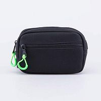 02719010-40 Сумка поясная черный выс. 15 см.