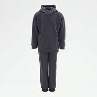 07064058-43 Комплект детский (джемпер "худи", брюки) т.серый р.152