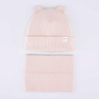 07704003-41 Шапка с аксессуаром бежевый 46-48