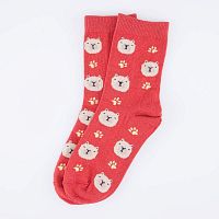 07742210-40 Носки детские красный р.16