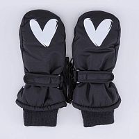 07821265-40 Варежки детские черный 6-8 лет